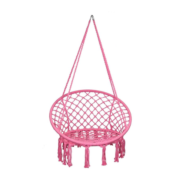 Hammock Macrame Swing Hanging Cotton Rope Swing Chair